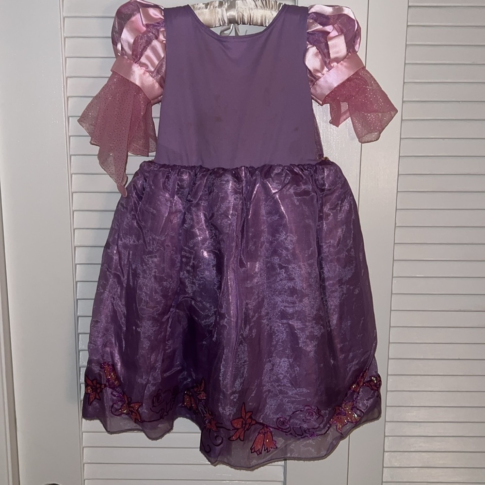 Disney’s Rapunzel Costume Dress For Kids, Tangled Size 4 - Picture 2 of 3